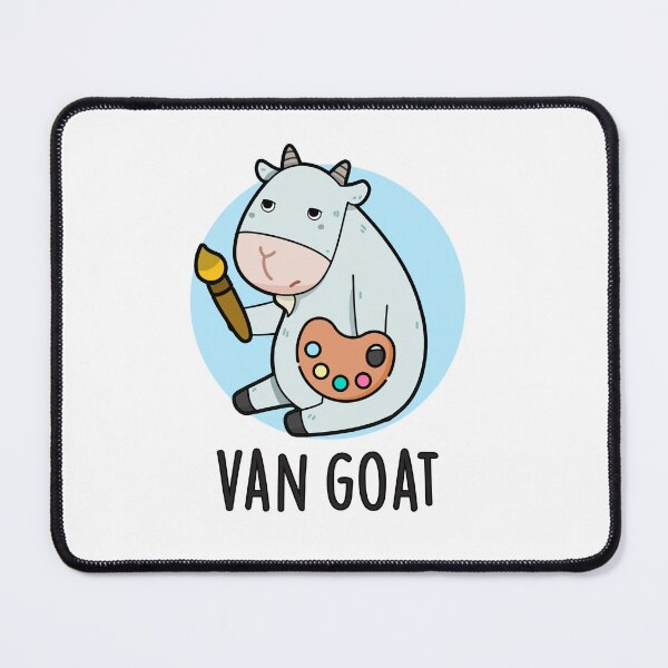 Item preview, Van Goat Funny Artist Pun designed and sold by punnybone.