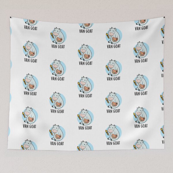 Item preview, Van Goat Funny Artist Pun designed and sold by punnybone.