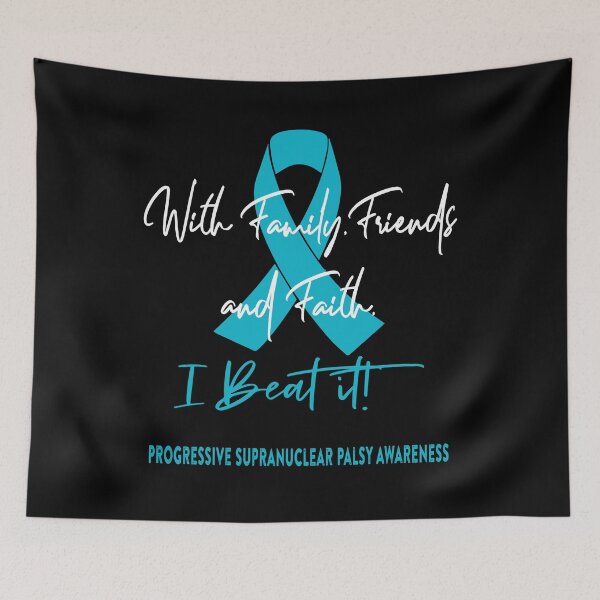 Item preview, Progressive Supranuclear Palsy Warrior - With Family, Friends, and Faith - I BEAT IT! designed and sold by Robbsyn.