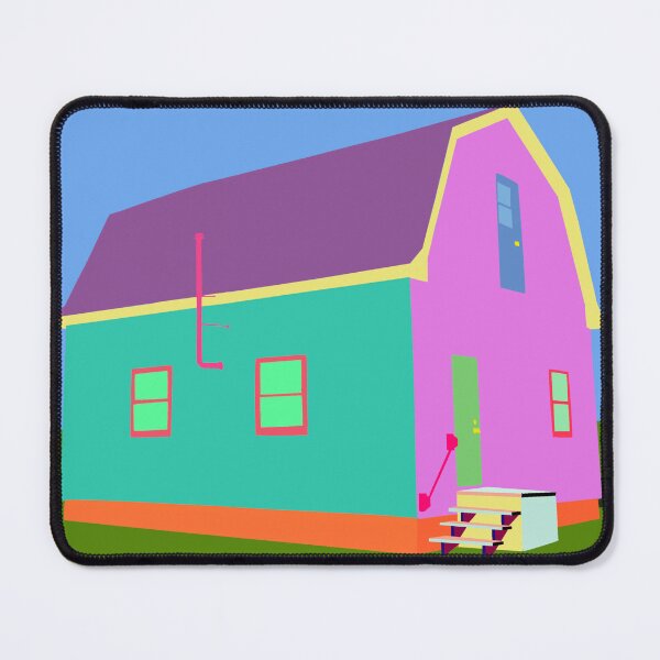 Item preview, Colorful pop art barn designed and sold by sagegreenaura.