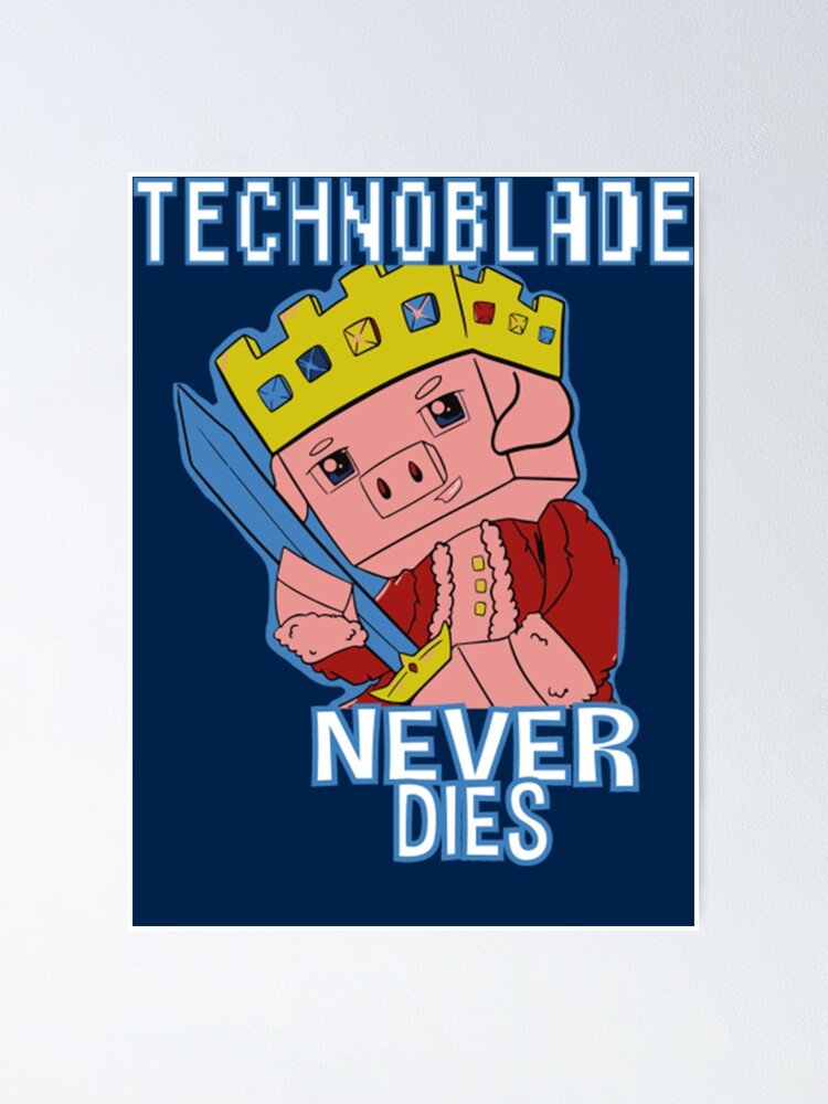 RIP Technoblade 1999-2022 Technoblade Never Dies Thank You For Everything  Home Decor Poster Canvas - REVER LAVIE