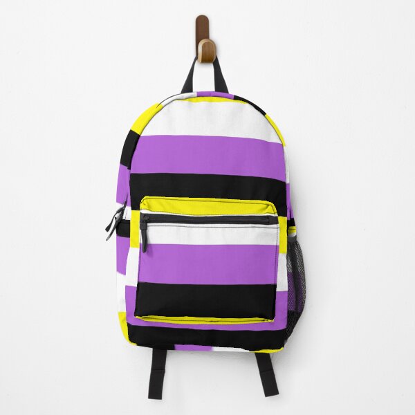 Item preview, NON-BINARY FLAG HORIZONTAL designed and sold by Jackie Saad Robinson.