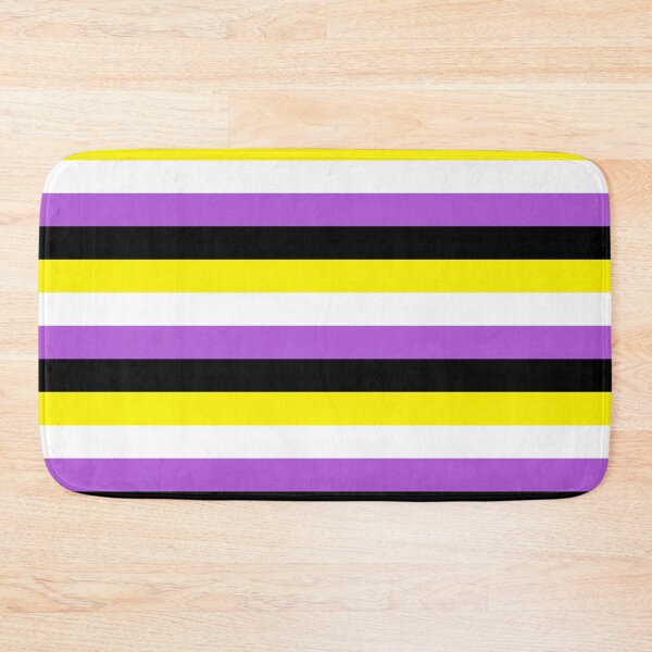 Item preview, NON-BINARY FLAG HORIZONTAL designed and sold by Jackie Saad Robinson.