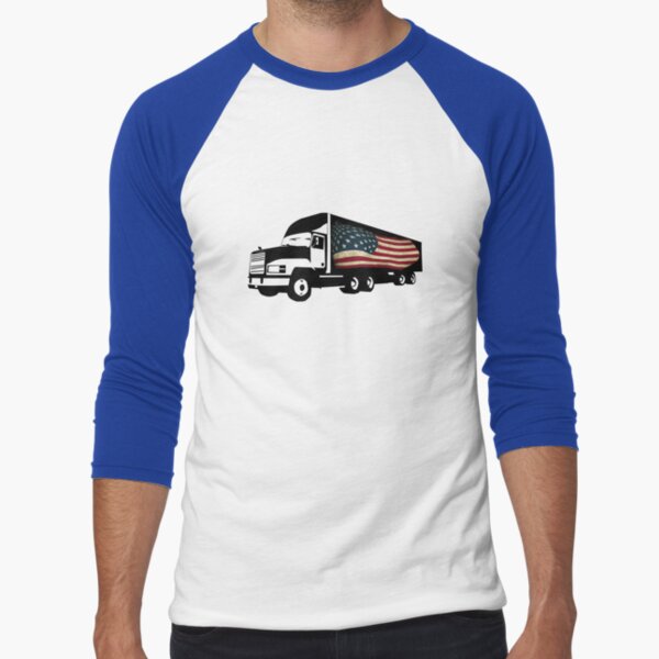 Truck Driver Evolution Truck Driver Essentials Men Trucker Raglan Baseball  Tee