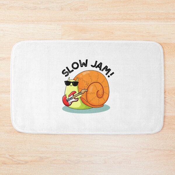 Item preview, Slow Jam Funny Music Snail Puns  designed and sold by punnybone.