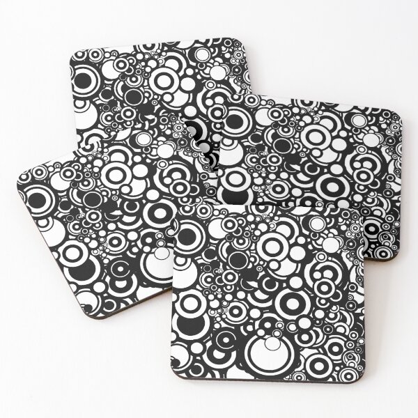 Item preview, weird pattern black and white designed and sold by STYLEPLUS.