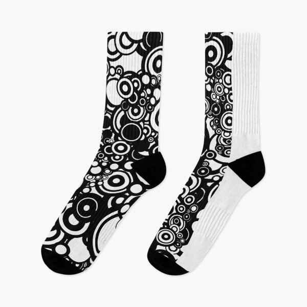 Item preview, weird pattern black and white designed and sold by STYLEPLUS.