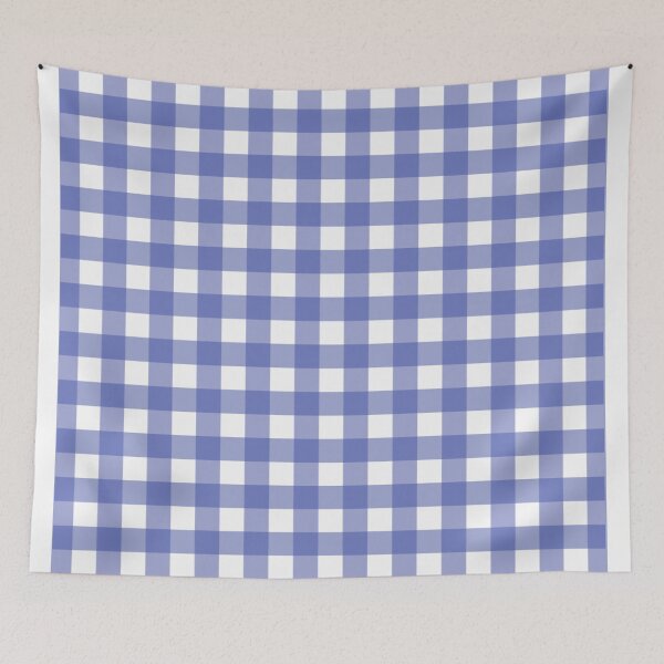 Item preview, blue gingham check, checkers, checked, checkered, checkerboard pattern designed and sold by zzzozzo.