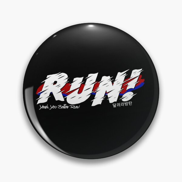 Item preview, RUN BTS! (White Fonts) designed and sold by myusic.