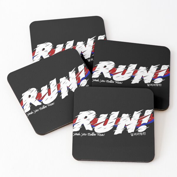 Item preview, RUN BTS! (White Fonts) designed and sold by myusic.