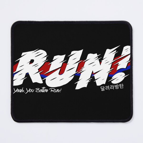 Item preview, RUN BTS! (White Fonts) designed and sold by myusic.