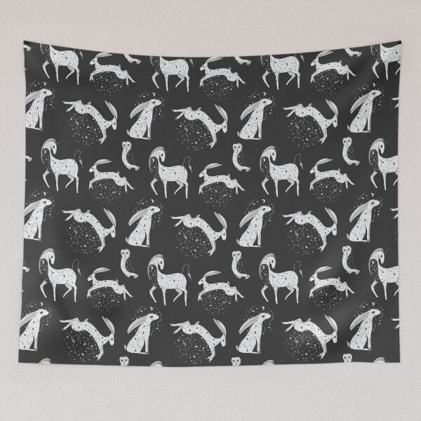 Item preview, Dark Celestial Animal Print designed and sold by stringtheories.