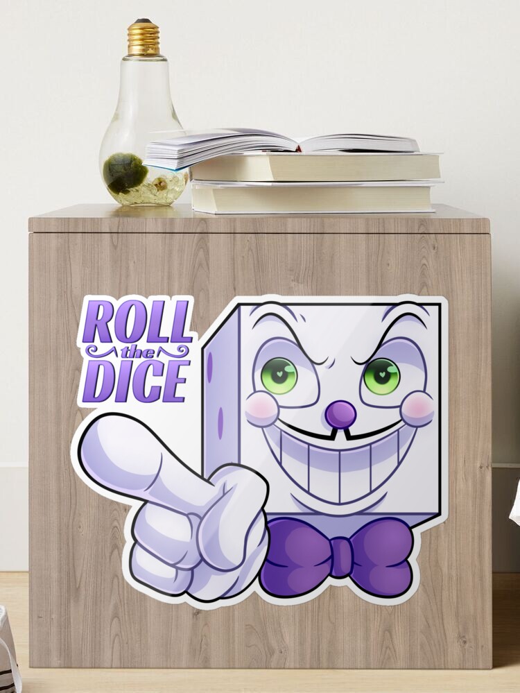 king dice Sticker for Sale by demiitrees