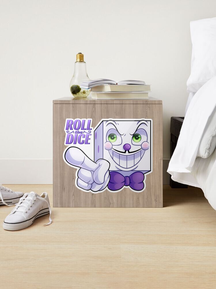 king dice Sticker for Sale by demiitrees