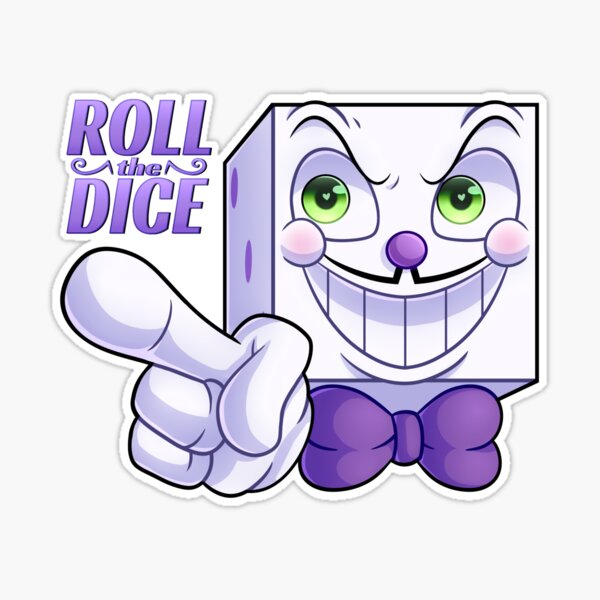 King Dice Sticker for Sale by ReeArt