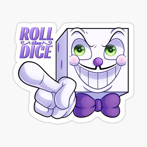 King Dice Ace Sticker for Sale by bridgettevis8
