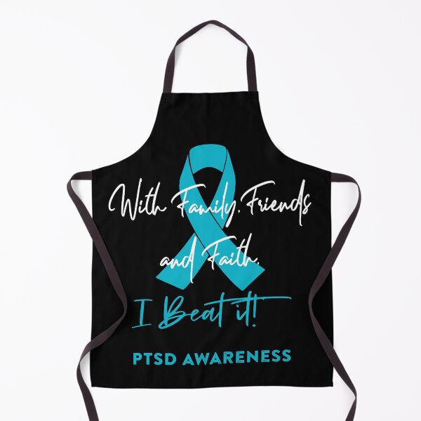 Item preview, PTSD Warrior - With Family, Friends, and Faith - I BEAT IT! designed and sold by Robbsyn.
