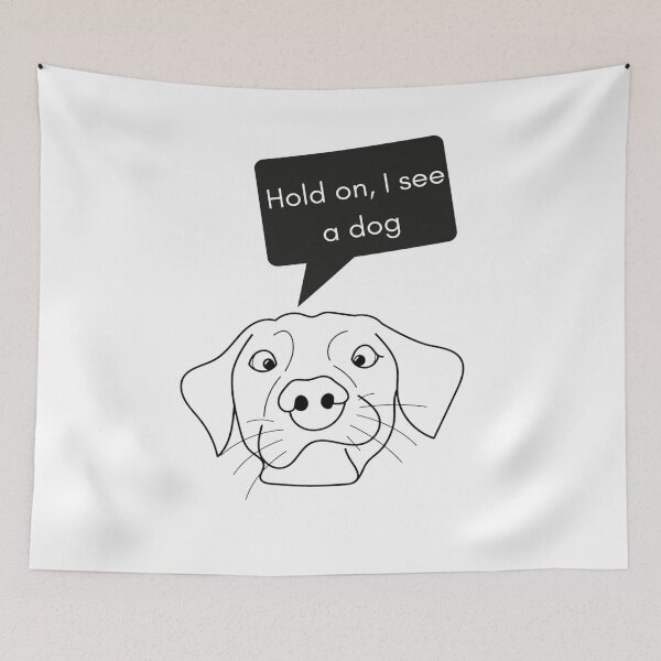 Item preview, Funny Dog Memes, Crazy Dog Lady Meme designed and sold by Nero9o.