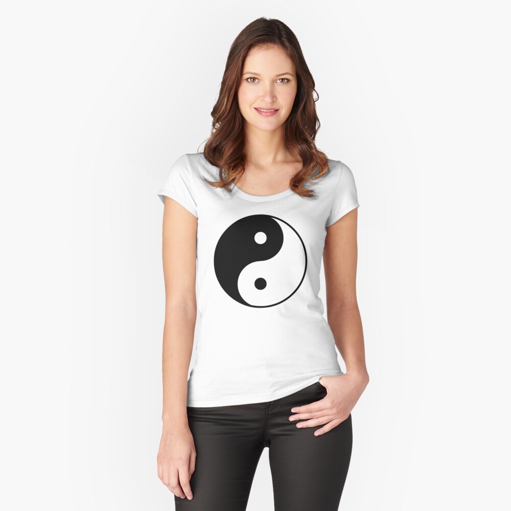 Item preview, Fitted Scoop T-Shirt designed and sold by mindofpeace.