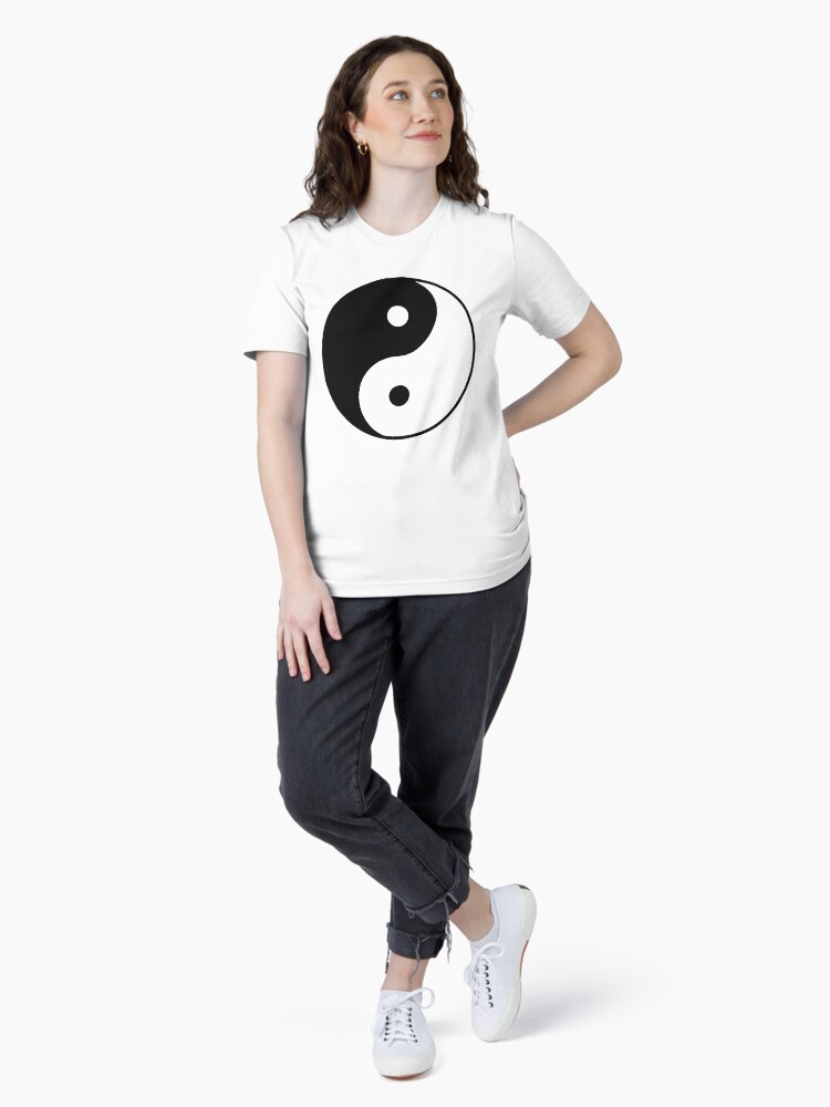 Thumbnail 4 of 7, Essential T-Shirt, Yin Yang Symbol designed and sold by mindofpeace.