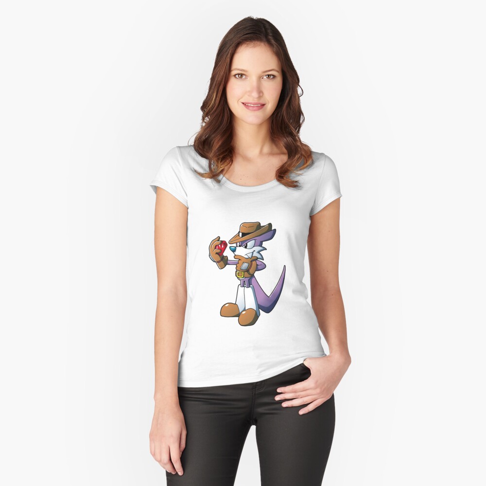 Item preview, Fitted Scoop T-Shirt designed and sold by pandamis.