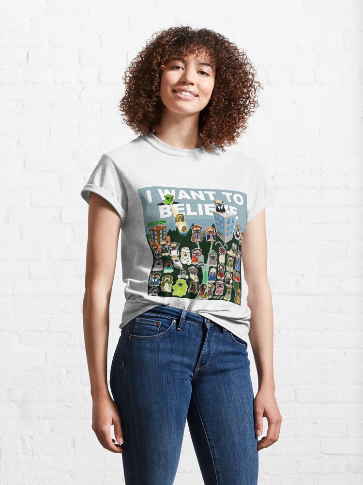 Alternate view of PUG FILES Classic T-Shirt