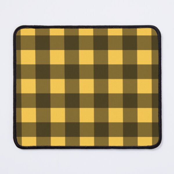 Item preview, yellow & black gingham check, checkers, checked, checkered, checkerboard pattern designed and sold by zzzozzo.