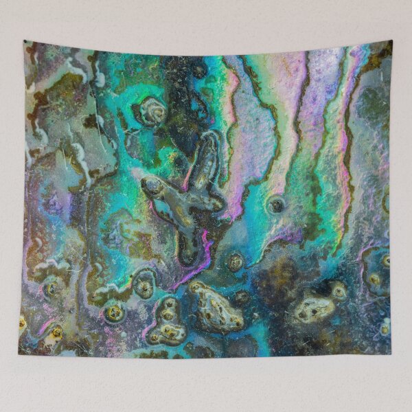 Item preview, Abstract Paua Abalone Shell Texture Pattern, Polished Paua Abalone Shell, Multicolor Paua Abalone Shell Haliotis Background, Shiny Mother Of Pearl Paua Abalone Shell designed and sold by Trendymotion.
