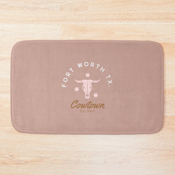 Item preview, Fort Worth Cowtown Pink and Brown designed and sold by AshTreeCrtvCo.