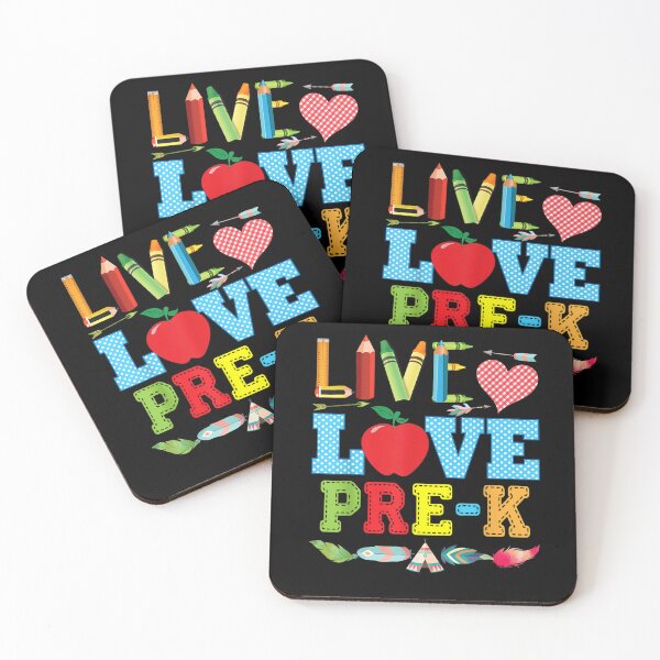 Item preview, Live Love Pre-K Teacher Kid T-Shirt Back To School designed and sold by DettlingUwe.