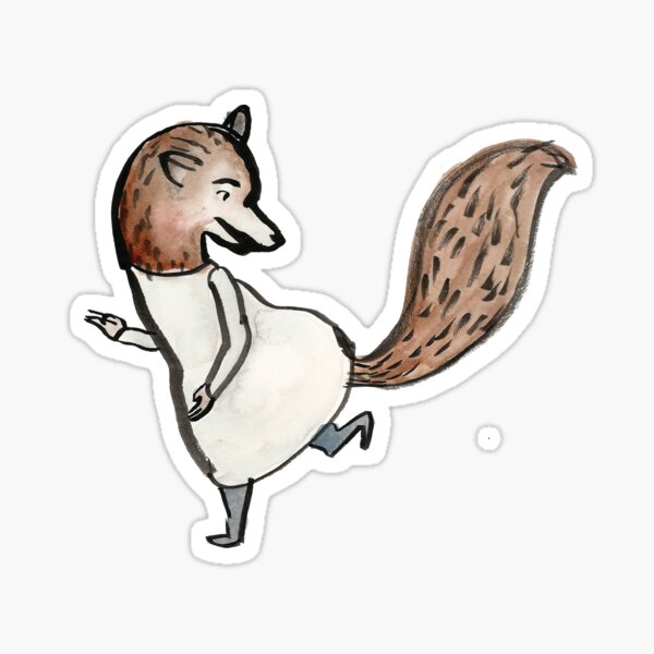 Feeling Wolfish Sticker