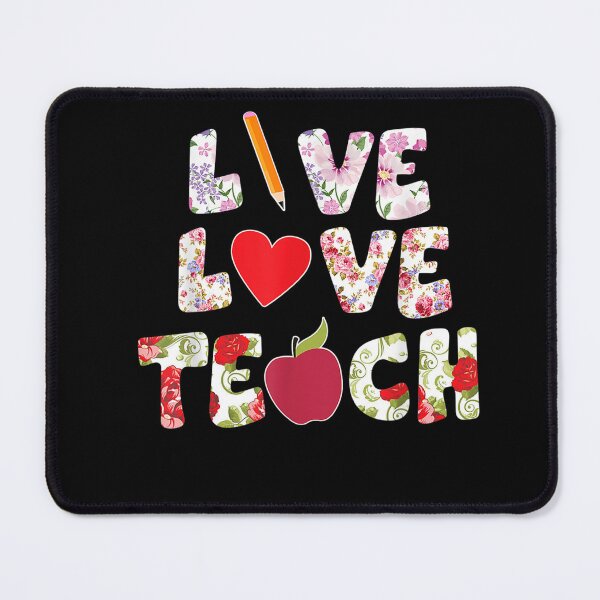Item preview, Live Love Teach Cute Teacher Perfect Back To School T-Shirt designed and sold by DettlingUwe.