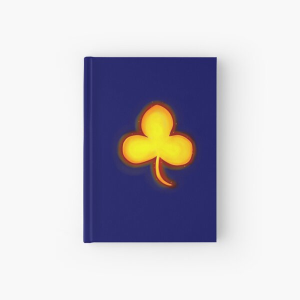 Glowing Clover Hardcover Journal