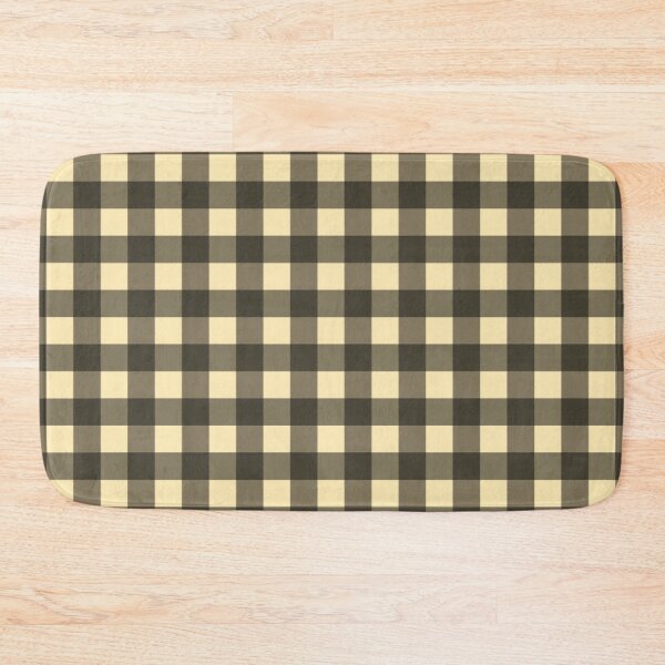 Item preview, yellow & black gingham check, checkers, checked, checkered, checkerboard pattern designed and sold by zzzozzo.