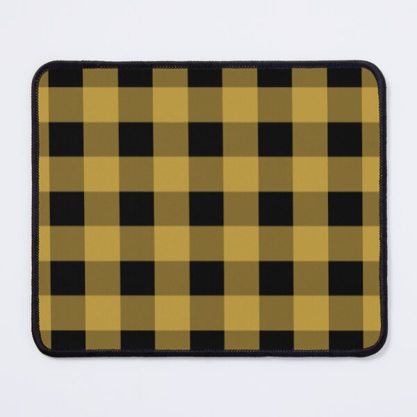 Item preview, yellow & black gingham check, checkers, checked, checkered, checkerboard pattern designed and sold by zzzozzo.
