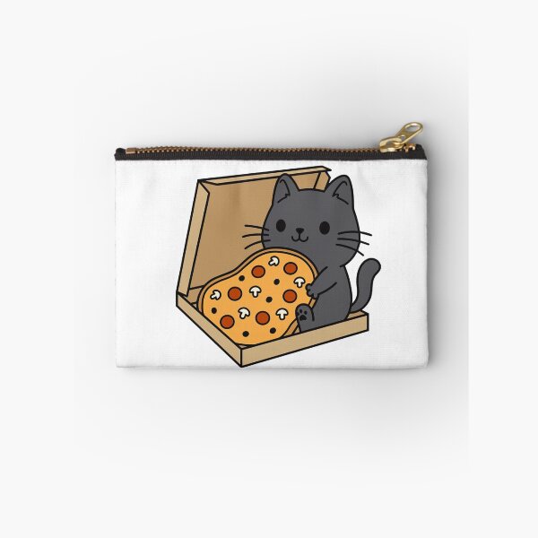 Item preview, Happy pizza eating cat animal designed and sold by Kelley0281.