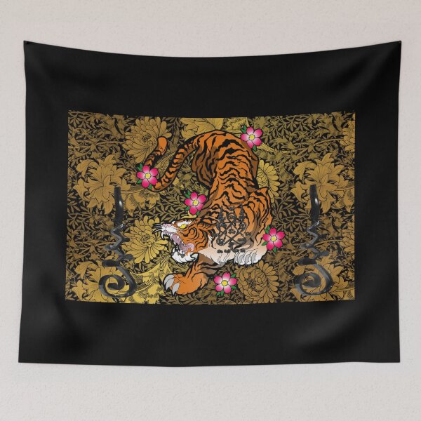 Item preview, Fierce Tiger Sak Yant Watch Over You Protection designed and sold by darknessjeff86.