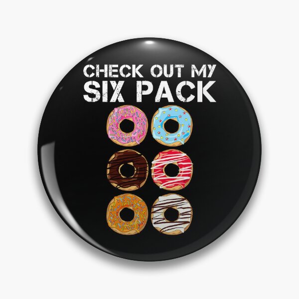 Item preview, Check Out My Six Pack Donut Funny Gym designed and sold by nwaja-art.