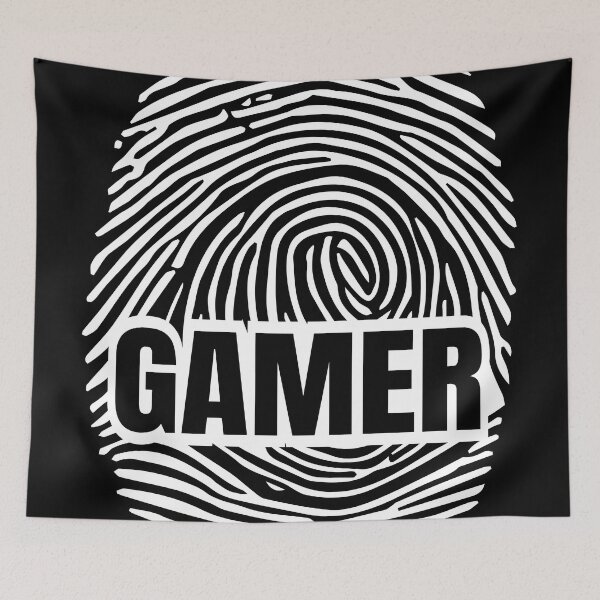 Item preview, Gamer fingerprint - gamer is in my dna - funny gamer shirt - gamer shirt meme designed and sold by Artocity99.