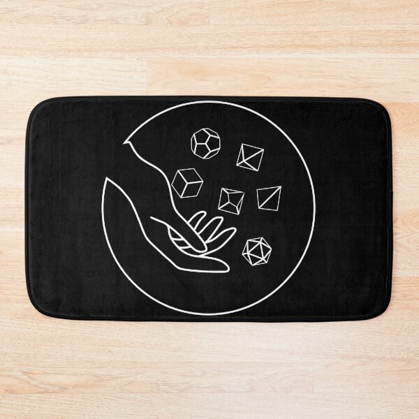 Item preview, Minimalist Geometric Dice Set Rolling Hand Tabletop RPG designed and sold by pixeptional.