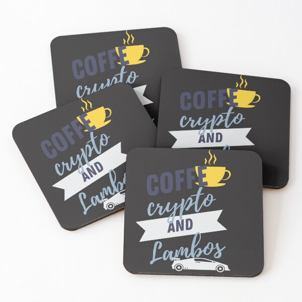 Item preview, Coffee Crypto and Lambos designed and sold by NFTDesignsBLV.