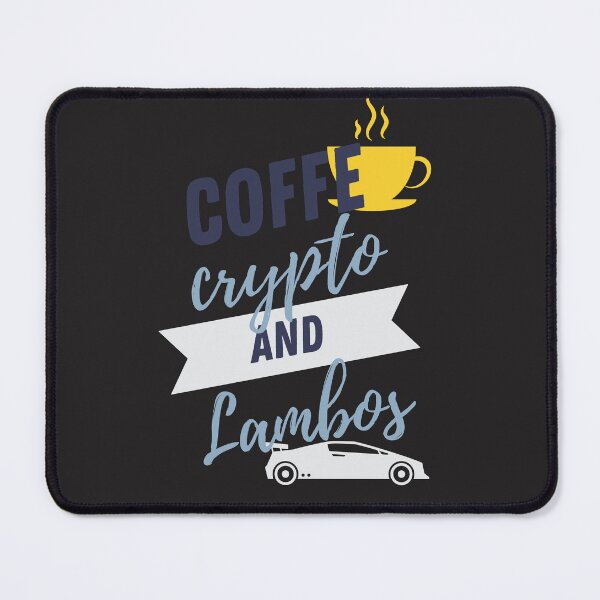 Item preview, Coffee Crypto and Lambos designed and sold by NFTDesignsBLV.