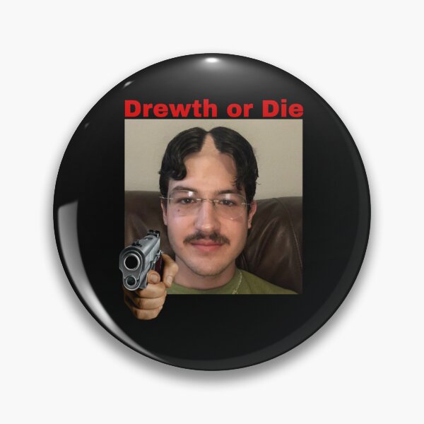 Item preview, drew phillips drewth or die Sticker designed and sold by BrysonRosea.