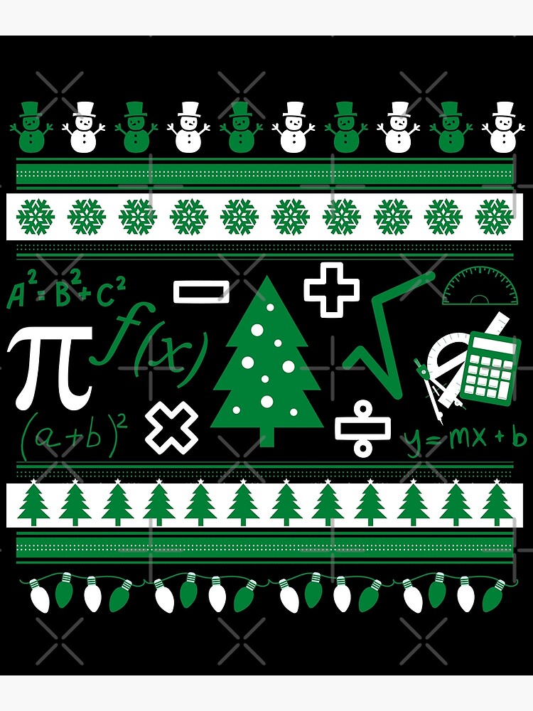 Ugly math 2025 christmas sweater