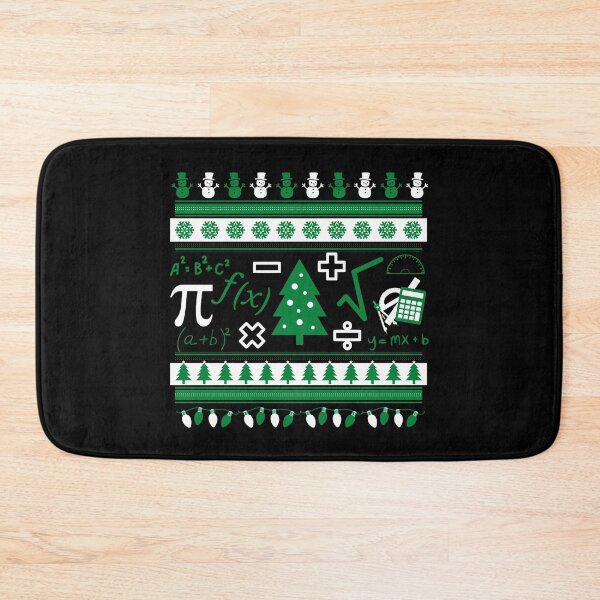 Item preview, Math Christmas Ugly Sweater - Ugly Christmas Sweater Mathematics, Math Holiday Party, Xmas Math, Math Nerd Christmas designed and sold by jadedscientist.