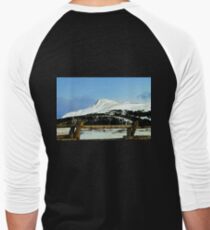 Snowy mountain top Men's Baseball ¾ T-Shirt