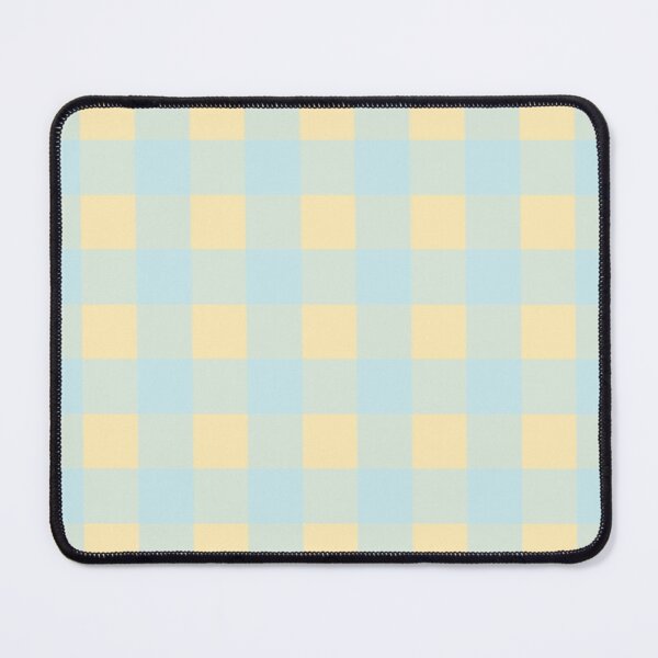 Item preview, yellow & light blue gingham check, checkers, checked, checkered, checkerboard pattern designed and sold by zzzozzo.