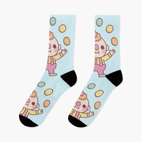 Item preview, Cute Little Clown Juggler Juggling Balls designed and sold by rustydoodle.