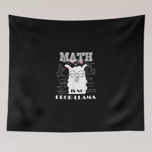 Item preview, Math Is No Prob-llama Back To school Funny Gift T-Shirt designed and sold by BrachKlarissa.