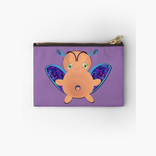 Item preview, OOAK INDIE ART - Flying Baa Bug Monster with Baby - Amethyst Orchard background designed and sold by FlippinTurtles.